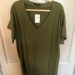 Madewell Olive dress XL